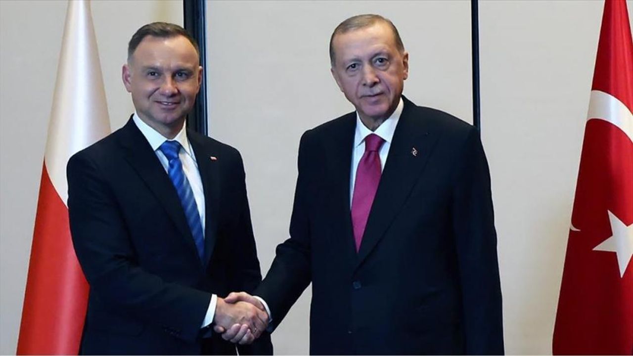 Cumhurbaşkanı Erdoğan, Polonya Cumhurbaşkanı Duda ile görüştü