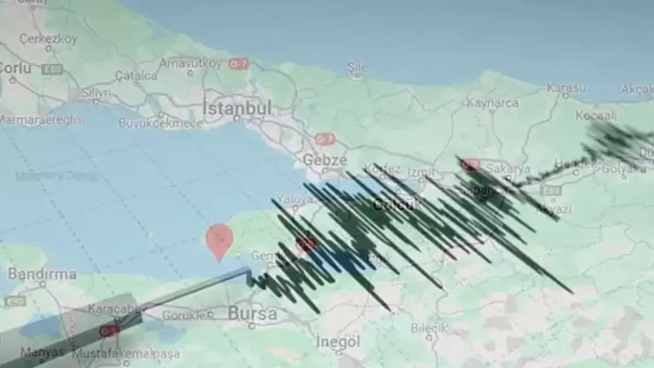 Marmara Denizi'nde 3.4 büyüklüğünde deprem