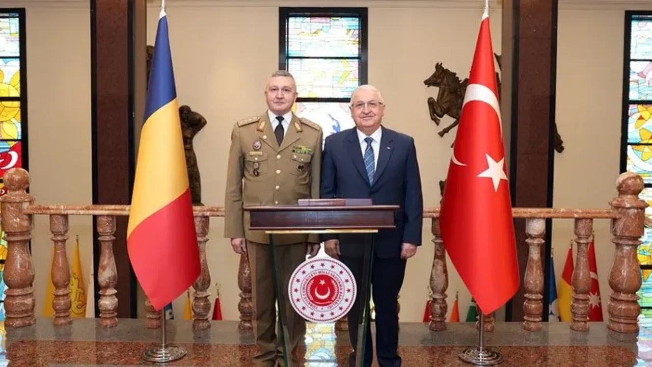 Milli Savunma Bakanı Güler, Romanya Genelkurmay Başkanı Vlad'ı kabul etti