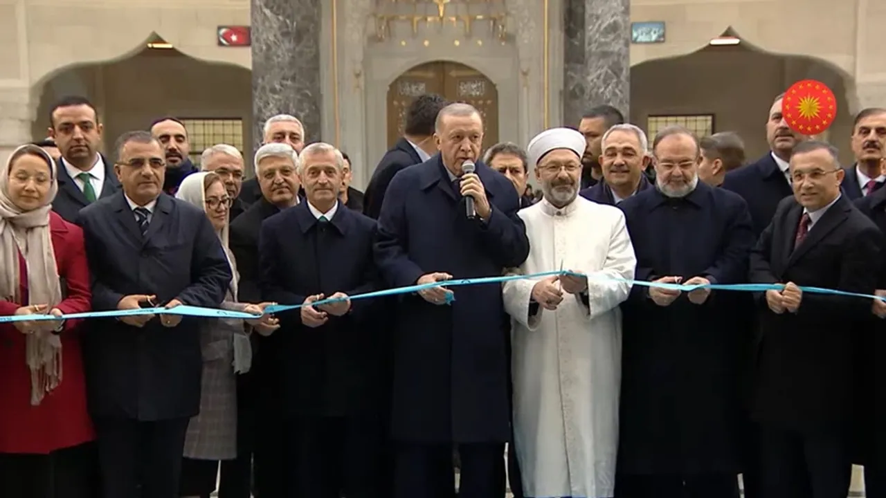 Cumhurbaşkanı Erdoğan, Gaziantep'teki Şahinbey Millet Camii ve Külliyesi'nin açılışına katıldı