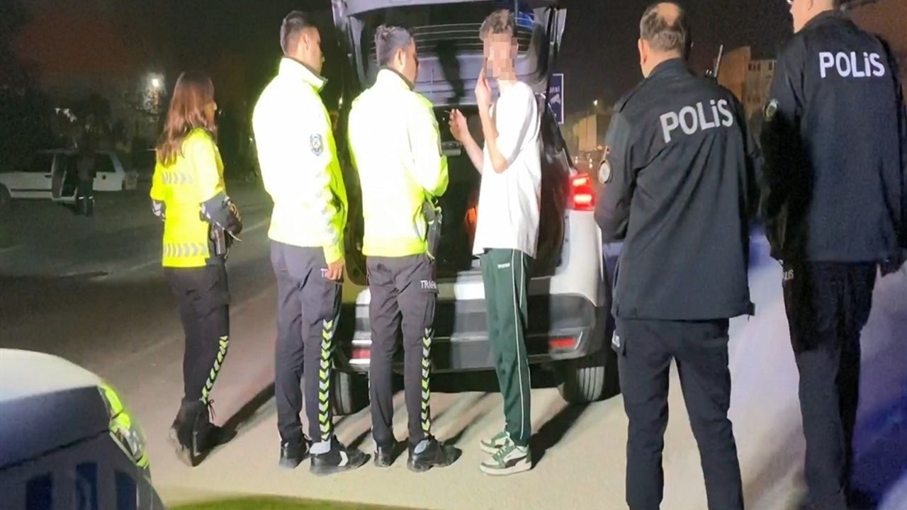 Polisten kaçan ehliyetsiz sürücü kaza yapınca yakalandı