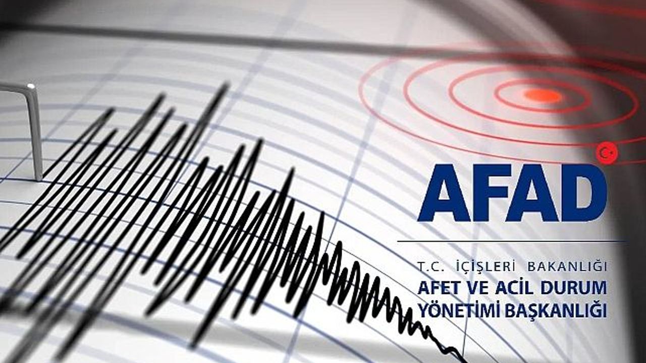 AFAD Yirmi 25 Ekim Son Depremler Tablosunu Paylaştı