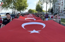 Gençlerden 19 Mayıs’a Özel 100 Metrelik Bayraklı Yürüyüş