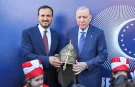 Cumhurbaşkanı Erdoğan'a Haliç'te Özel Hediye