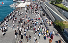Eminönü’ndeki Bayram Yoğunluğu Havadan Görüntülendi