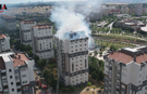 Küçükçekmece'de Sitede Korkutan Yangın