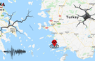 Akdeniz'de Datça Açıklarında 3,8'lik Deprem