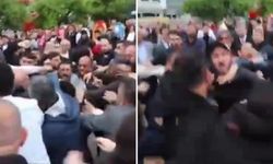 Ülkü Ocakları ile CHP Gençlik Kolları üyeleri 19 Mayıs töreninde birbirlerine girdi