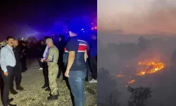 Kırşehir Kaman'da ağaçlık alanda çıkan yangın, askeri bölgeye sıçradı