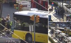 Beyoğlu'nda otobüs tramvaya çarptı: Olay yerine çok sayıda ekip sevk edildi