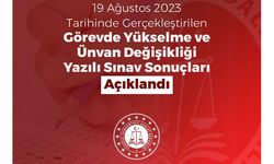 Adalet Bakanlığı 'görevde yükselme' sınav sonuçları açıklandı