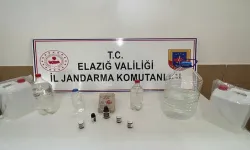 Elazığ'da jandarmadan kaçak içki operasyonu!