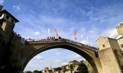 İsrail'in Gazze'ye yönelik saldırıları Mostar'da protesto edildi