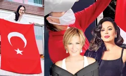 Türkan Şoray ile Filiz Akın herkesin evlerine ve işyerlerine bayrak asmaya davet etti