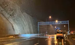 Heyelan riski nedeniyle trafiğe kapanan Bolu Dağı Tüneli'nde son durum