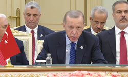 Cumhurbaşkanı Recep Tayyip Erdoğan, Türk Devletleri Teşkilatı (TDT) Devlet Başkanları Konseyi 10. Zirvesi'nde konuştu