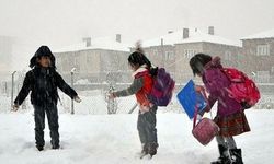 Çanakkale'de eğitime kar tatili