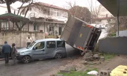 Ataşehir'de freni patlayan kamyon ortalığı birbirine kattı