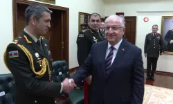 Bakan Güler, Azerbaycan Silahlı Kuvvetlerinde görevli generalleri makamında kabul etti