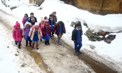 Van Başkale'de okullar tatil edildi