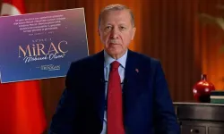 Cumhurbaşkanı Erdoğan'an Miraç Kandili mesajı