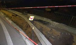 Bursa’da yol çöktü, ulaşım trafiğe kapatıldı