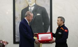 Cumhurbaşkanı Erdoğan, Türkiye'nin ilk astronotu Alper Gezeravcı'yı kabul etti