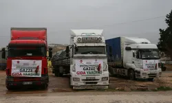 Gaziantep'ten Gazze'ye 10 tır gıda yardımı yola çıktı!