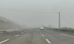 Şanlıurfa - Adıyaman kara yolunda yoğun sis başladı