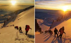 Uluslararası Erciyes Kış Tırmanışı'na 140 dağcı katıldı
