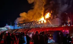 Adıyaman'da TOKİ şantiyesinde işçilerin kaldığı konteynerde yangın