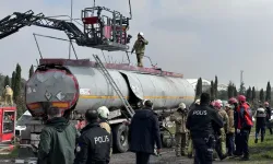 Ataşehir’de akaryakıt tankerinde yangın sonucu 4 kişi yaralandı