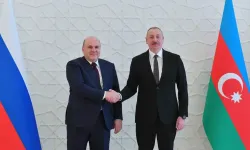 Azerbaycan Cumhurbaşkanı, Rusya Başbakanı'nı kabul etti