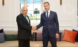 Büyükekşi, UEFA Başkanı Ceferin ile görüştü