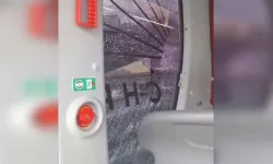 CHP otobüsüne Trabzon'da taşlı saldırı!