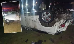 Elazığ’da üzücü kaza! Otomobil takla attı: 2 yaralı