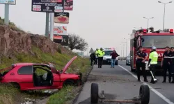 Emniyet kemeri takılı olmayan sürücü, araçtan fırlayarak hayatını kaybetti