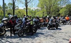 Motosikletlilerden 'Oğuz Murat Aci için Adalet' sürüşü
