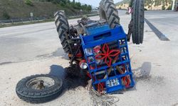 Tokat'ta traktör ters döndü: 1’i ağır 3 yaralı