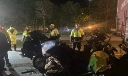 Ankara'da kamyona çarpan otomobilin sürücüsü hayatını kaybetti