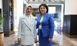 Bakan Göktaş, Özbekistan Aile ve Kadın Komitesi Başkanı Parpibayeva ile görüştü