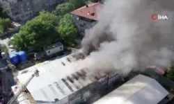 Başakşehir'de işçilerin kaldığı yatakhanede yangın