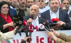 HAK-İŞ Konfederasyonu Taksim Kazancı Yokuşu'nda anma programı gerçekleştirdi