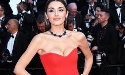 Hande Erçel kırmızı elbisesiyle Cannes'da göz kamaştırdı