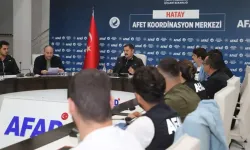 Hatay'da sağanak nedeniyle kriz masası oluşturuldu