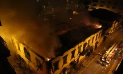 Hatay'da tarihi binada çıkan yangın kontrol altına alındı