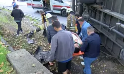 İstanbul'da can pazarı! Kamyonet işçi servisine çarptı