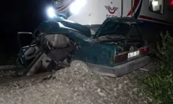 Malatya'da aracı ile trenin altında kalan kişi hayatını kaybetti