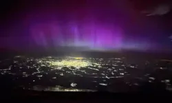 Türk pilotları kuzey ışıklarını havadan görüntüledi