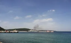 Çanakkale'de ormanlık alanda çıkan yangına müdahale ediliyor